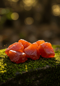 Rough Carnelian quartz silicate trigonal for sacral, root, fire, Aries, Leo and Scorpio.